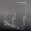 استند کاتالوگ رومیزی پلکسی گلاس دو ردیفه شفاف