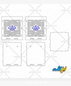 دانلود فایل آماده برش لیزر جعبه فانتزی لیزرکات