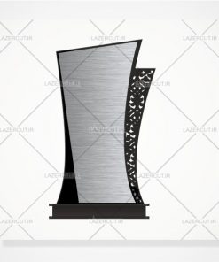 طرح آماده برش لیزر تندیس مناسبتی لیزرکات