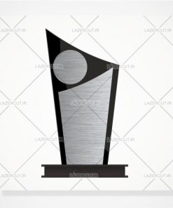 طرح برش لیزری تندیس مناسبتی لیزرکات