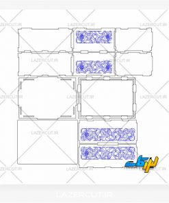 دانلود طرح لیزر جعبه فانتزی لیزرکات