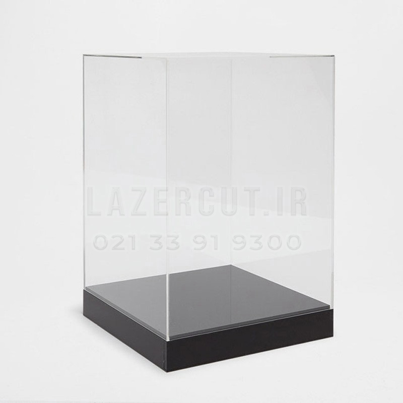 باکس پلکسی پایه دار شفاف - لیزرکات