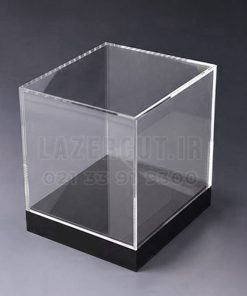 خرید باکس پلکسی پایه دار شفاف - لیزرکات