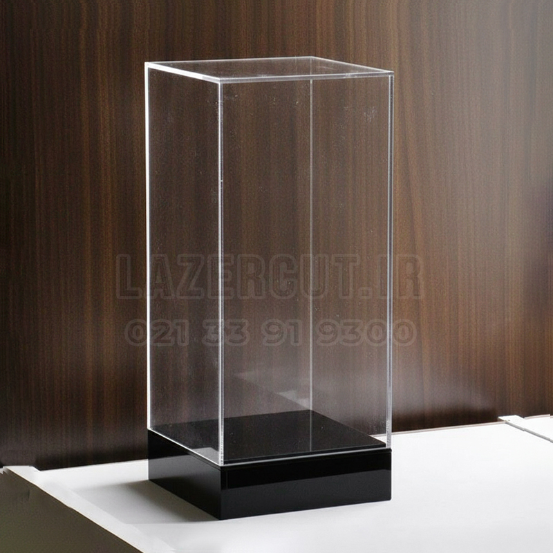 قیمت باکس پلکسی پایه دار شفاف - لیزرکات